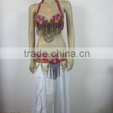 beautiful red belly dance costume wholesale (XF-051)