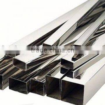 Mirror polished ERW stainless steel square tube 304