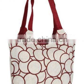 jute beach tote bag