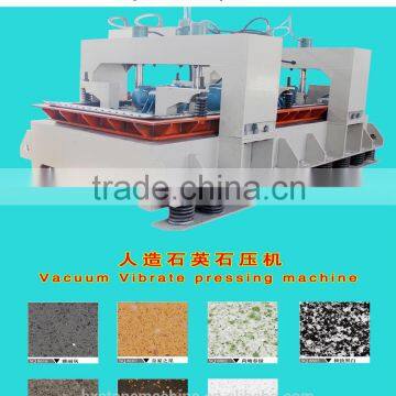 Artificial Quartz slab vacuum vibrating pressing machine Quartz slab vacuum vibrating pressing making machine