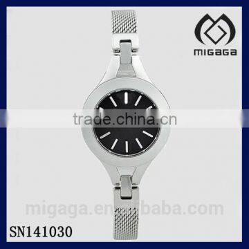 fashion brand new surgical stainless steel grace quartz watch for women