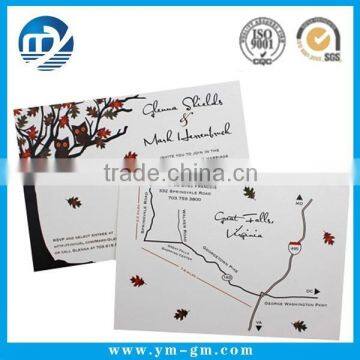 2015 High Quality Wedding Invitation Card Printing from Factory