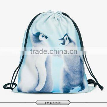 300D Cute Animal Series Leisure Bag With Drawstring photo-4