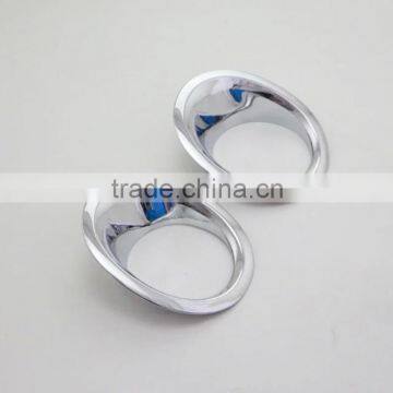 ABS Chrome Auto Accessories Front Fog Light Lamp Cover For BMW X1 2016