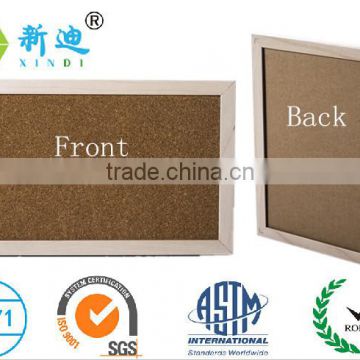 wooden frame cork sheet sandy-whiteboard