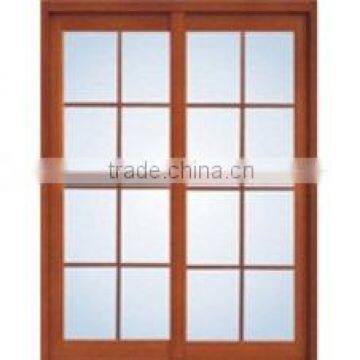 Aluminum Color Sliding Doors With Grids