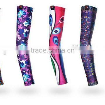 colorful outdoor sports anti sand wind proof anti UV rays custom arm sleeve