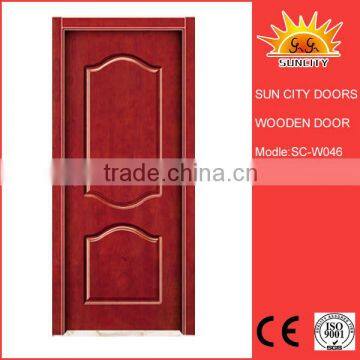 SC-W046 Strong Quality Solid Wood Door Wooden door