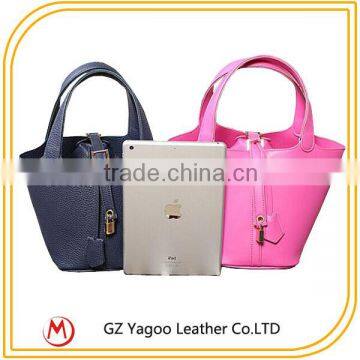 Chinese Bag in Bag Pu Bucket Bag for Shopping photo-6