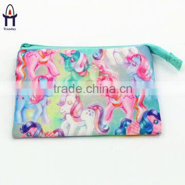 Heat Transfer or Silk Printing Mini Canvas Coin Purse, Lady Wallet photo-2