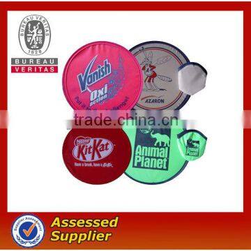 Flexible foldable frisbee for children