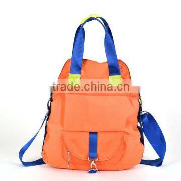 Hot sale high capacity leisure nylon shoulder bag for ladies