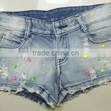 2016 new design summer fashion denim short jeans pants for girls and women