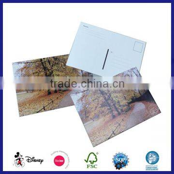 bulk custom paper post card printing