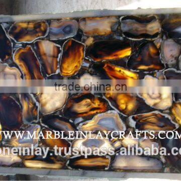 Natural Agate Back Lit Slabs