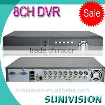 China hot sale 8ch cctv dvr recorder