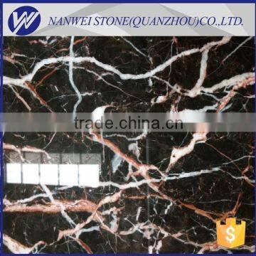 gold coral marble business building black floor tiles,stair slate