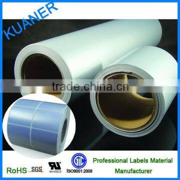 Permanent solvent based acrylic adhesive of metallic PET film labels material