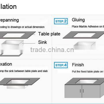 Handmade Stainless Steel Kitchen Sink AR 332210