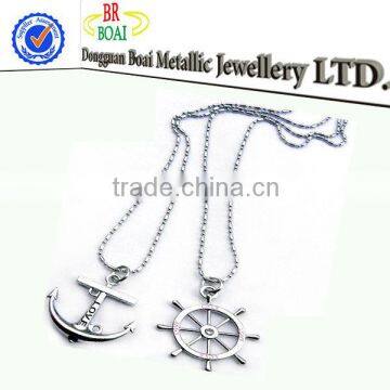 fashion engraved friendship necklces with clasp