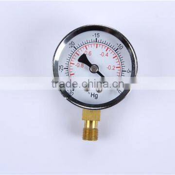 2016 Hot Sale High Quality Clear To Read Vacuum Gauge Manometer