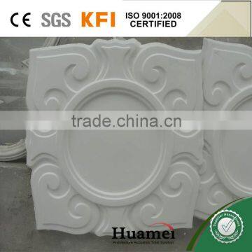 White square plaster moulding for classroom decoration