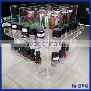 2016 New Item!! Spinning Acrylic Nail Polish Holder / Rotating Acrylic Nail Polish Rack Display photo-2