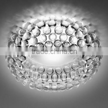 Crystal acrylic ceiling light fixture