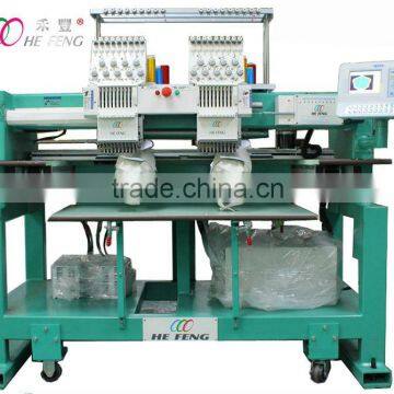 2 Heads Cap / T-shirt / shoes Embroidery Machine