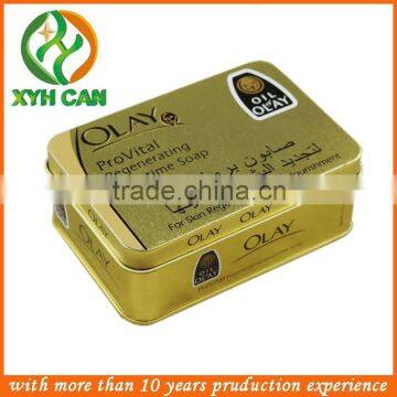 Hot Saling Handmade Kraft Soap Tin Box With Triangle Design