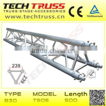 B30-TS05 aluminium triangle tuss, ligting stage truss, spigot truss