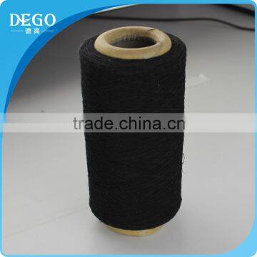 open end polyester glove yarn black