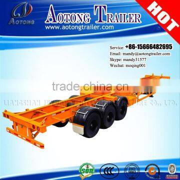 40ft chassis trailer ,20ft skeleton trailer for ISO standard container