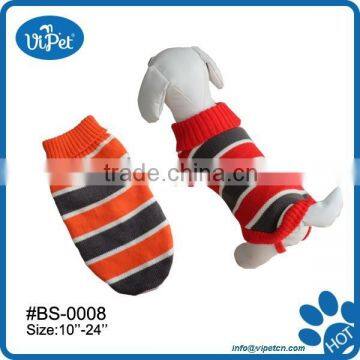 Striate heated dog sweater