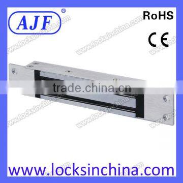 Top quality and security 180kg 400lbs electric magnetic lock for single doors-AJF-M180F