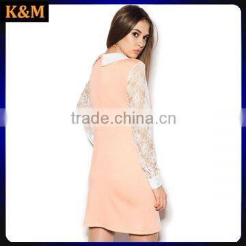 White Collar Smart Casual Dress Office Dress Autumn Dress photo-4