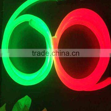 Sunbit 22mm 360 degree round neon lights continuous length flexible 220v rgb led strip