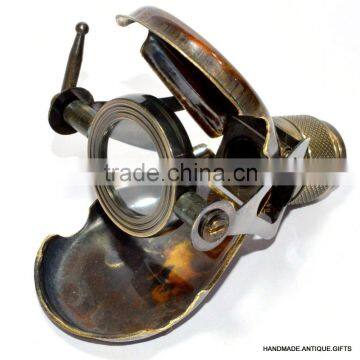 Brass Pocket Monocular - Telescope Solid Brass Pocket Monocular 12216