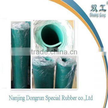 green 60 hardness rubber sheet