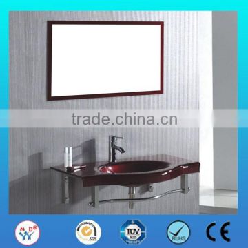 popular factory wholesale decorative glass basin