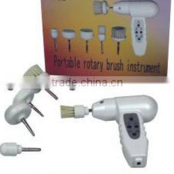 5 in 1 wholesale beauty electric portable rotary sonic facial cleansing brush machine