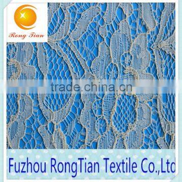 Popular style royal lace fabric for dress making wholesale