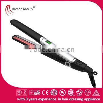 LCD Degree temperature professional infrared Hair Straightener as seen on tv wholesale