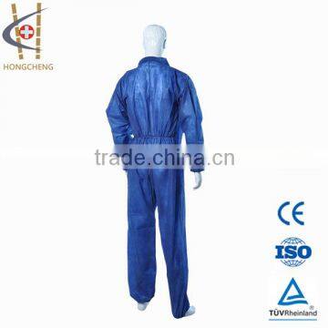 Blue Medical With Zipper Popular Disposable Lab Coat