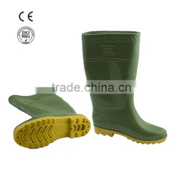 PVC plastic safety rain boot