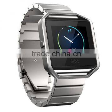 Stainless Steel Replacement Smart Watch Band ,Butterfly Buckle Clasp Fitbit Blaze Smart Watch Band photo-5