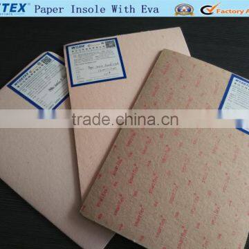 paper insole laminated with EVA shoe insole board of paper EVA insole