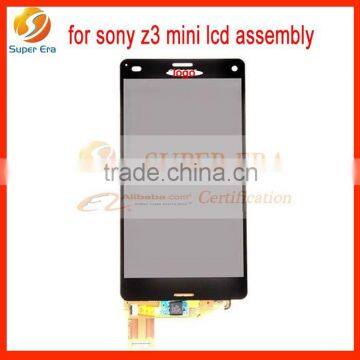 for sony Z3 Mini lcd replacement for sonyZ3 Mini D5803 D5833 L50W LCD + digitizer +frame