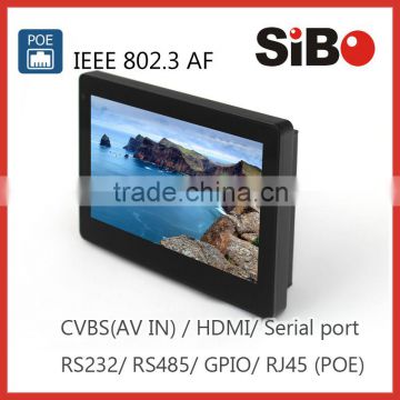 Inwall Mount 7 Inch POE Android Industrial Tablet With Serial Port RS485 GPIO