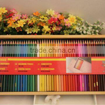 60 colors colored pencils/ natural wooden made pencil box /Senior colored pencil